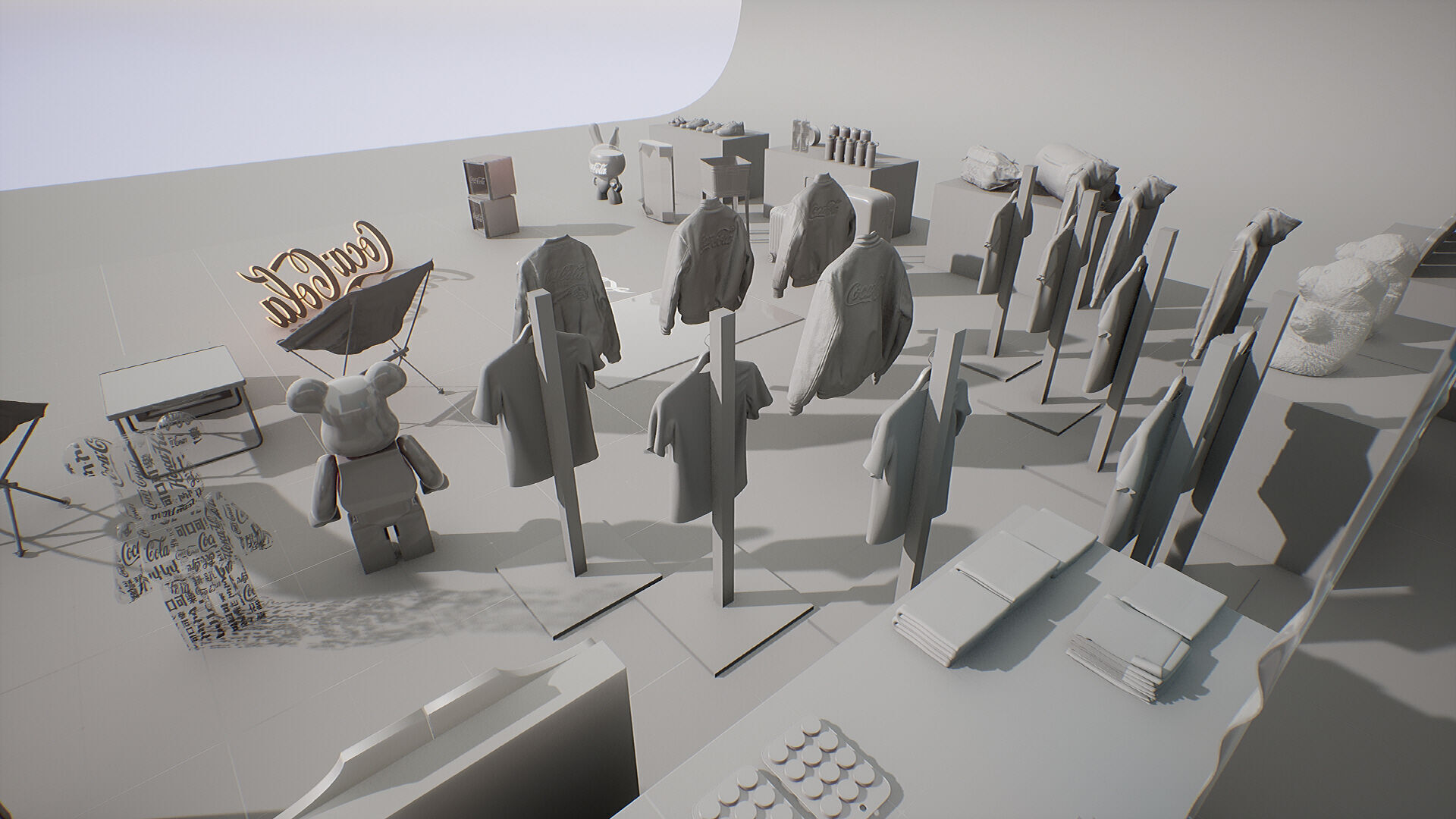 Coca-Cola Brand Merch - 40 Models 3D model_33