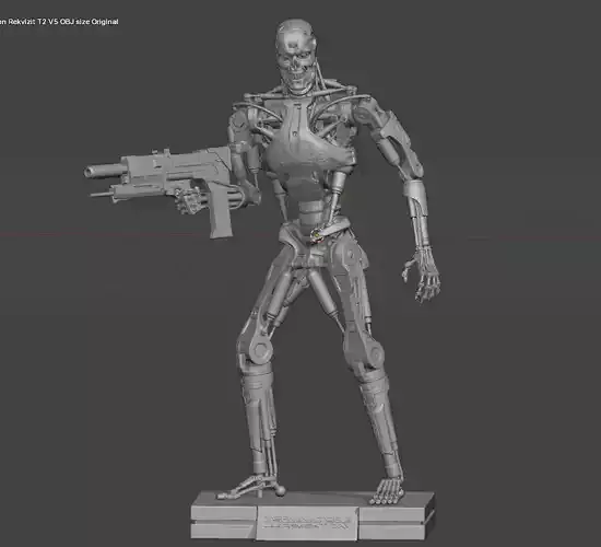 Terminator T-800 Endoskeleton Rekvizit T2 V5