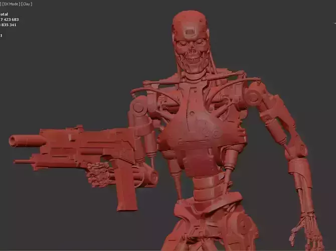 Terminator T-800 Endoskeleton Rekvizit T2 V5