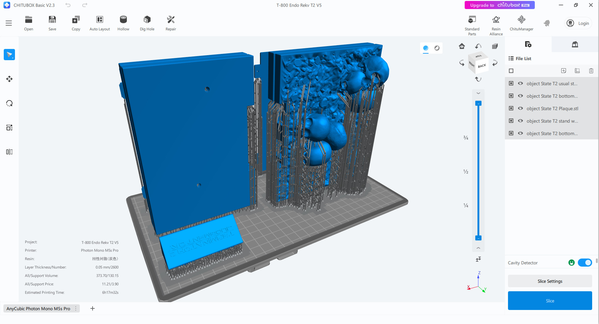 Terminator T-800 Endoskeleton Rekvizit T2 V5 3D print model_6