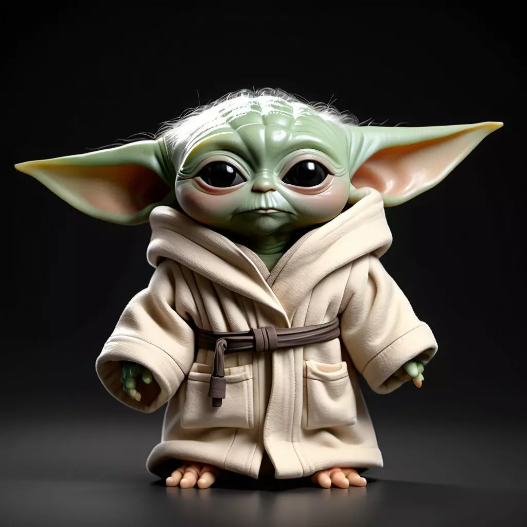 Baby Yoda Sculpture 3D print model_0