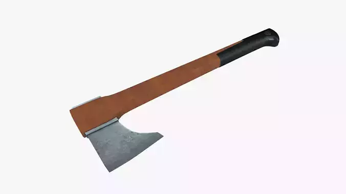 Wooden Axe 3D model