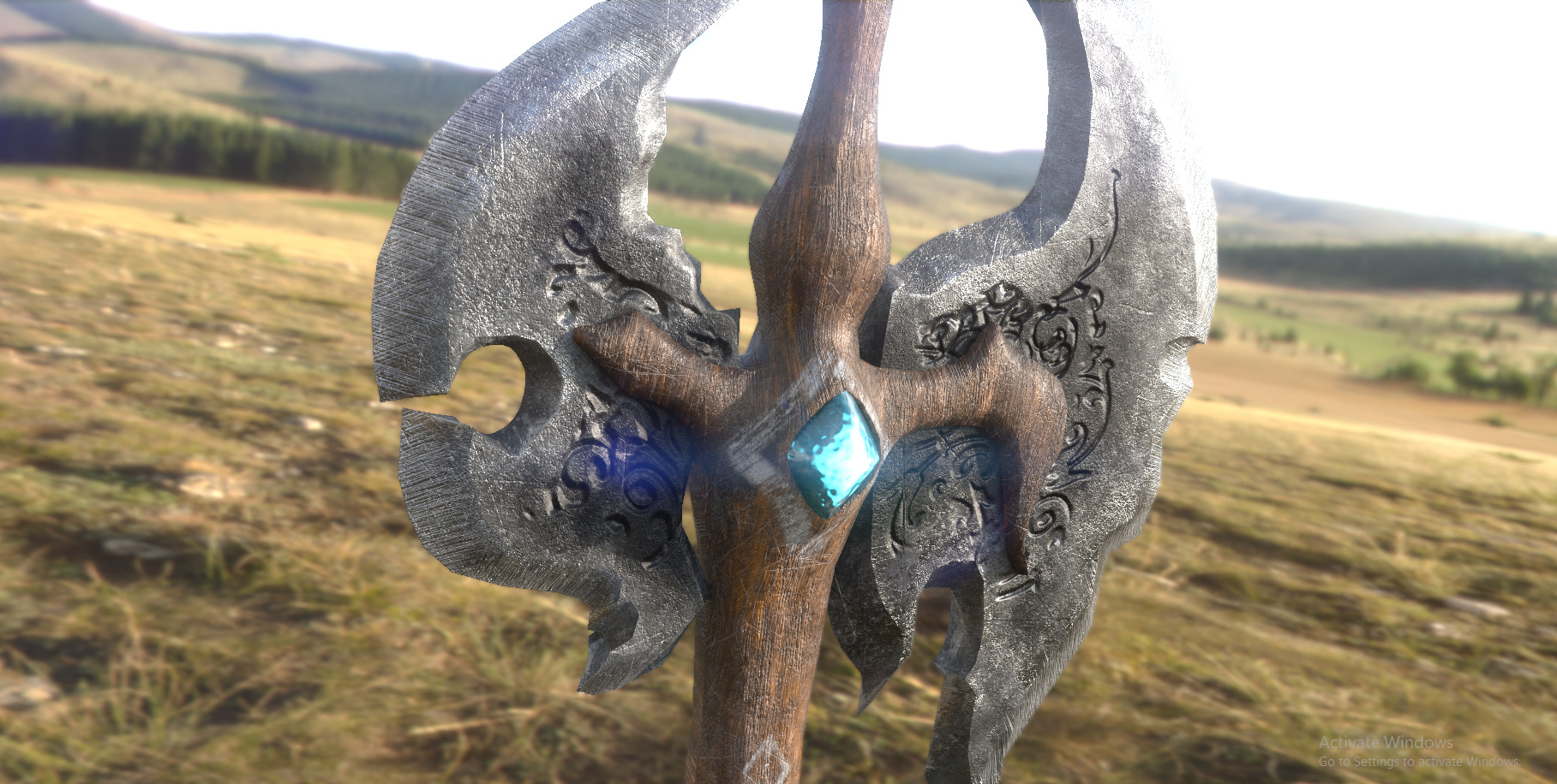 3D AXE MODEL 3D model_6