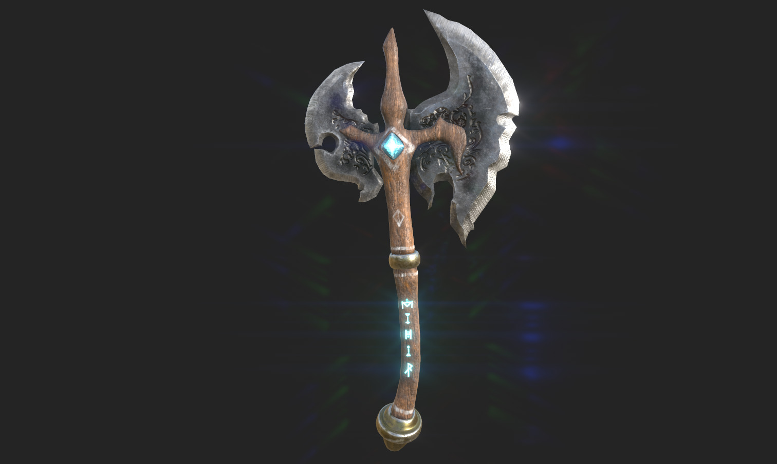 3D AXE MODEL 3D model_4