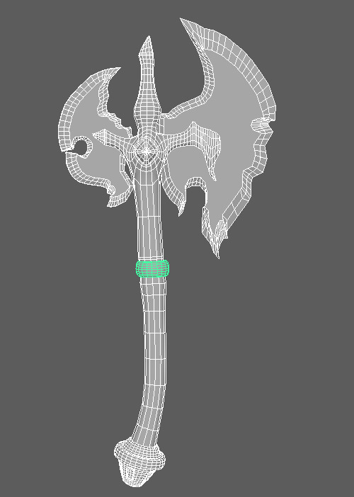 3D AXE MODEL 3D model_9