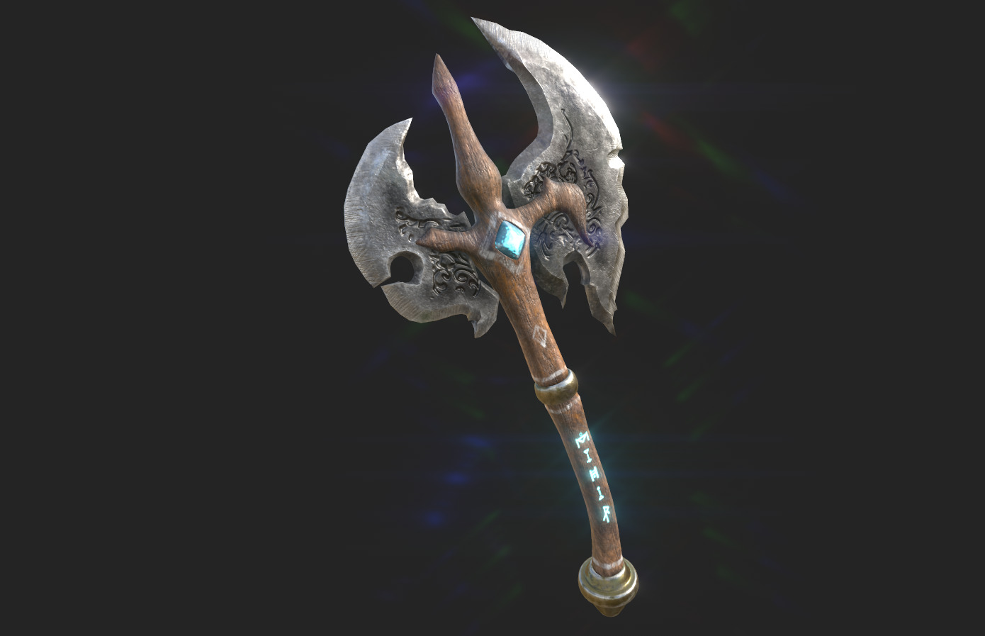 3D AXE MODEL 3D model_3