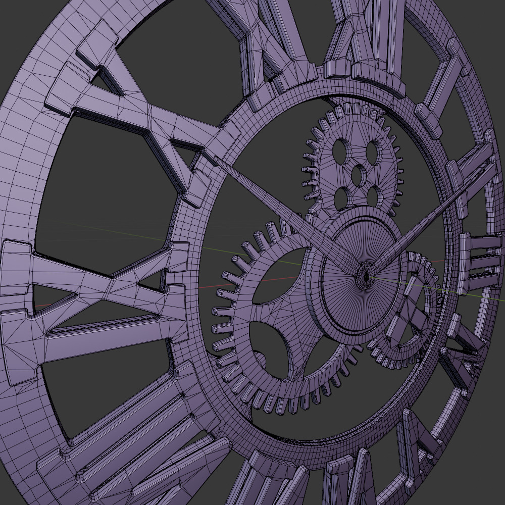 wall clock 003 3D model_5