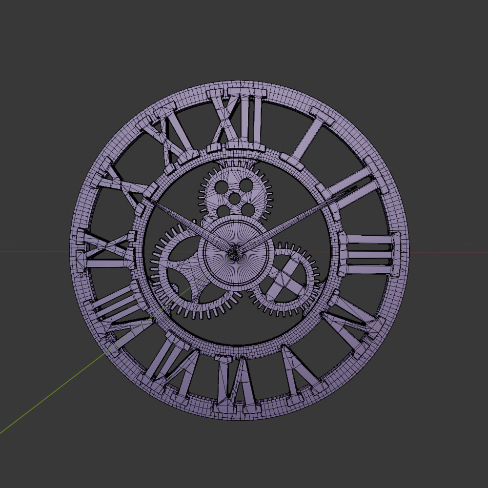 wall clock 003 3D model_4