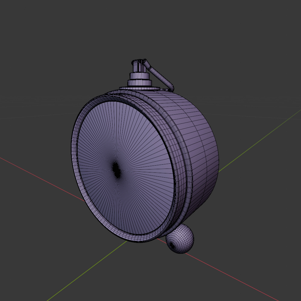 wall clock 002 3D model_2