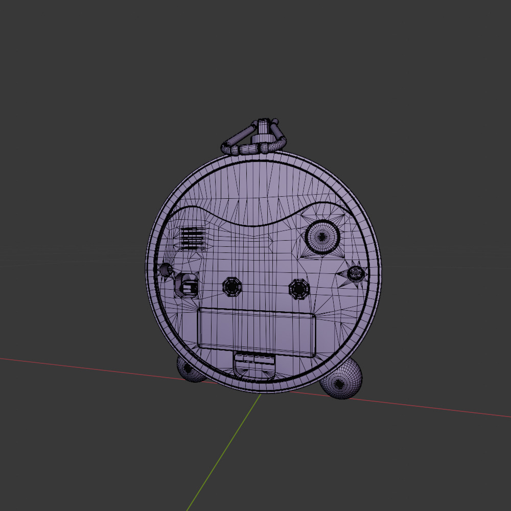 wall clock 002 3D model_3