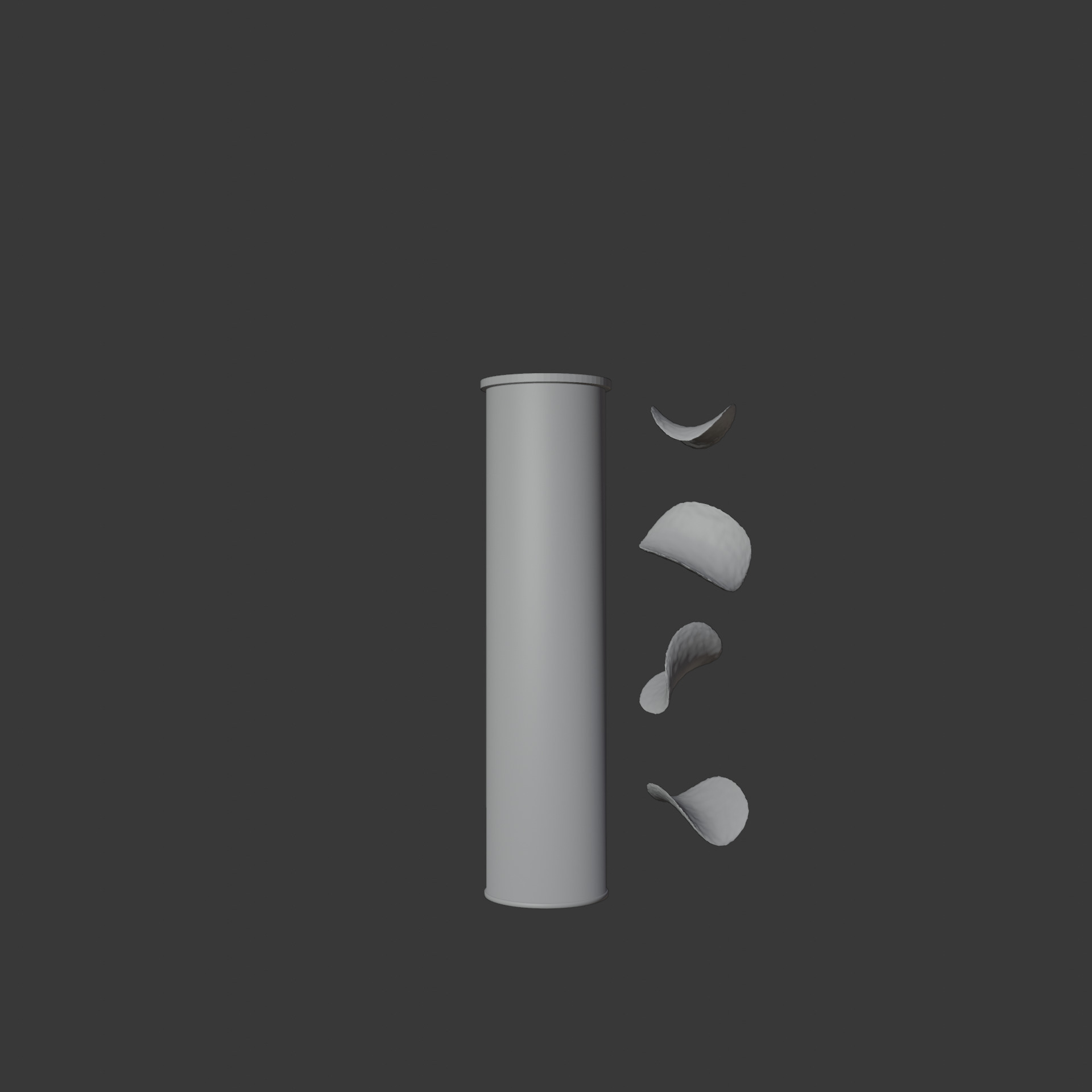 Original Pringles Chips 3D model_4