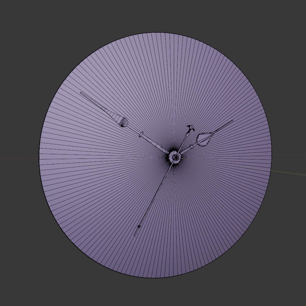 wall clock 3D model_3