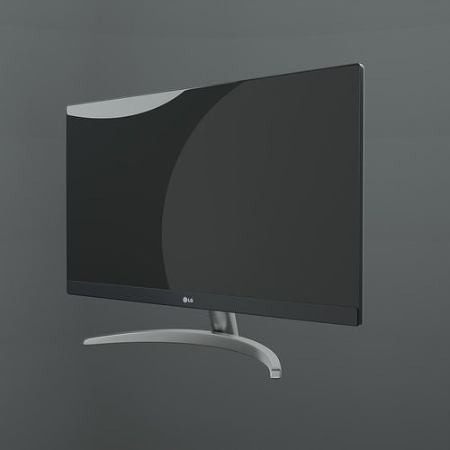Television 4 3D model