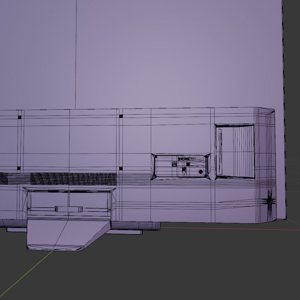 Television 4 3D model_2