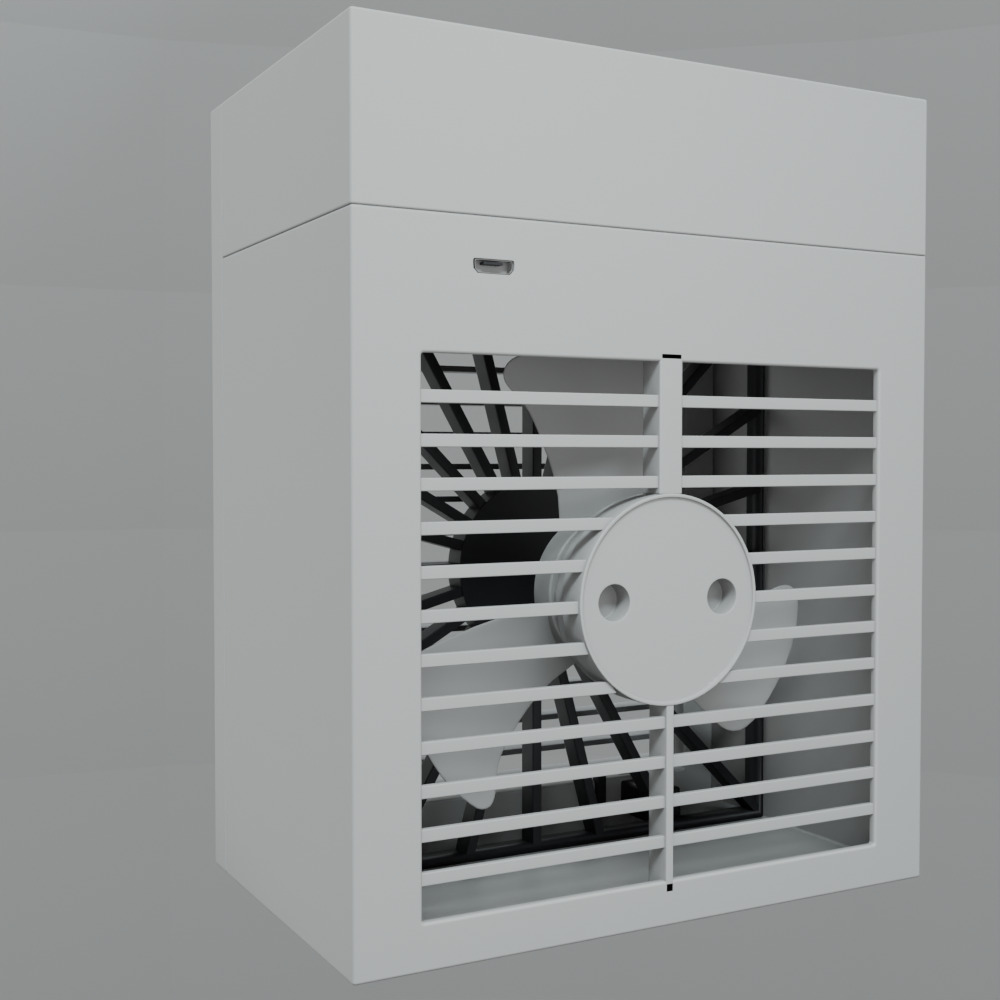 table fan 004 3D model_2