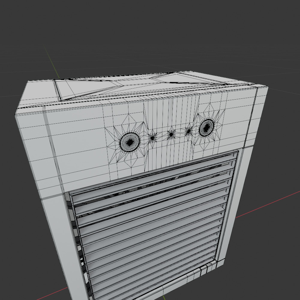 table fan 004 3D model_4