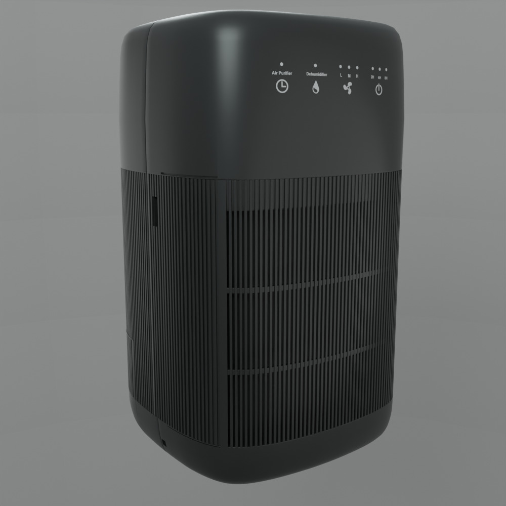 table fan 003 3D model_1