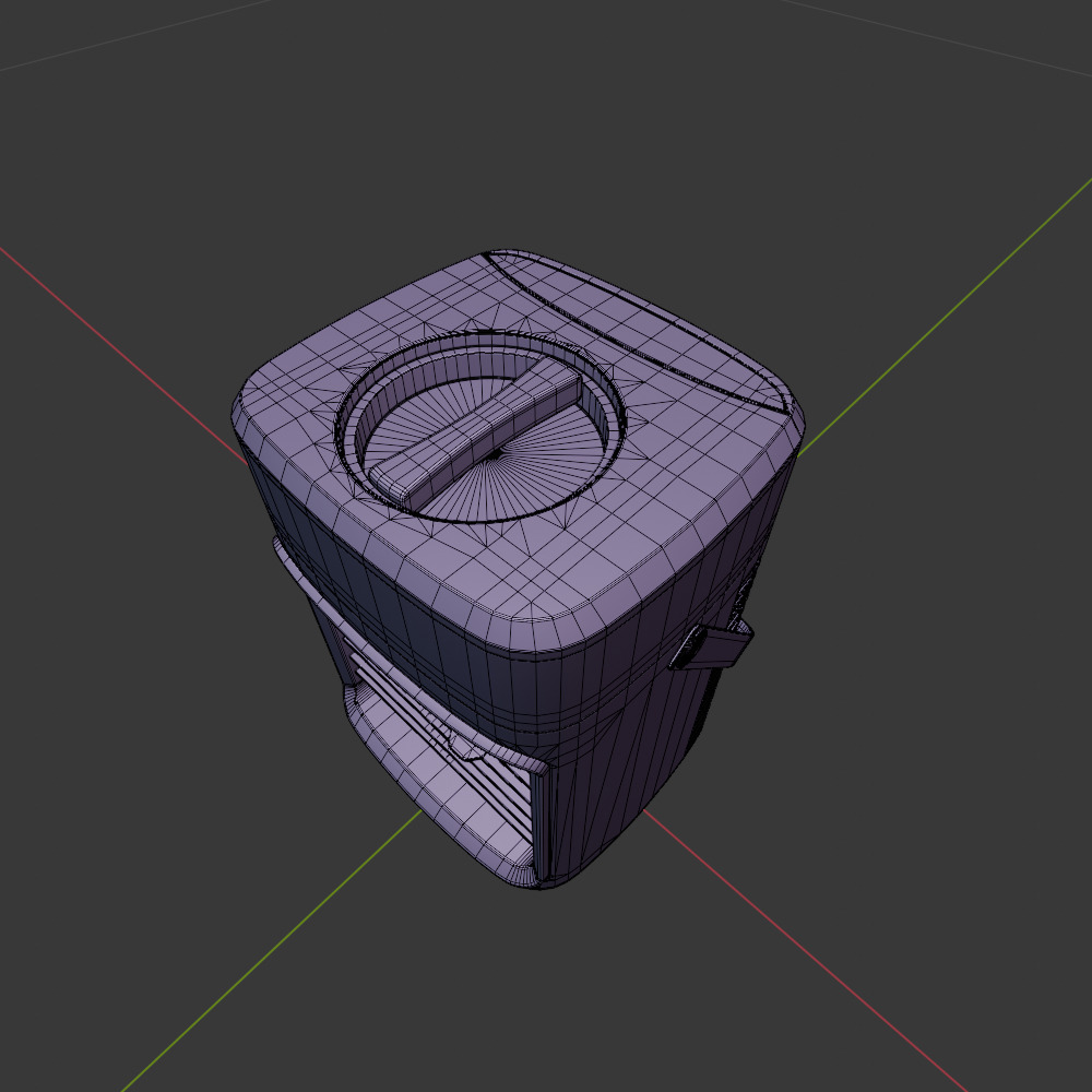 table fan 002 3D model_3