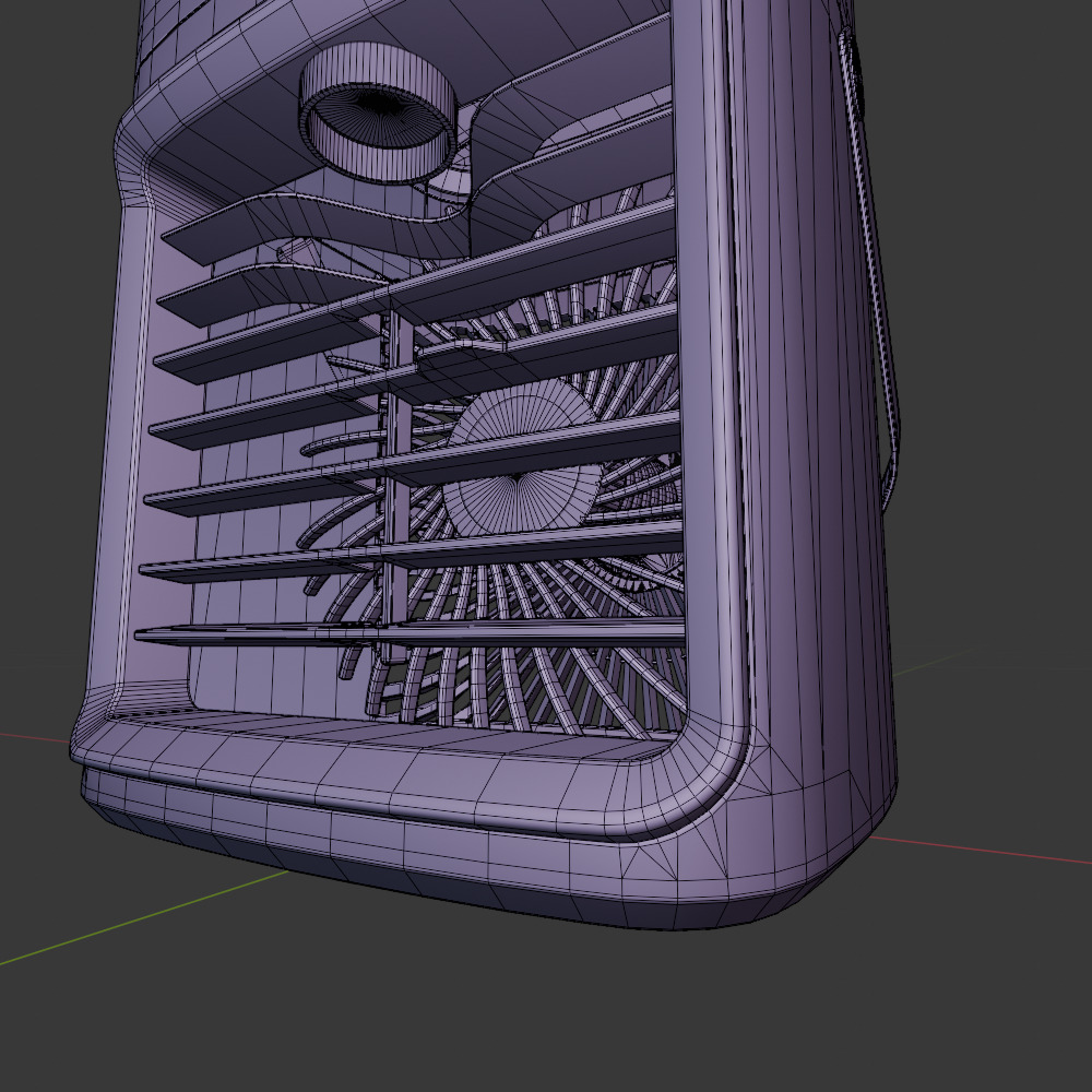 table fan 002 3D model_4