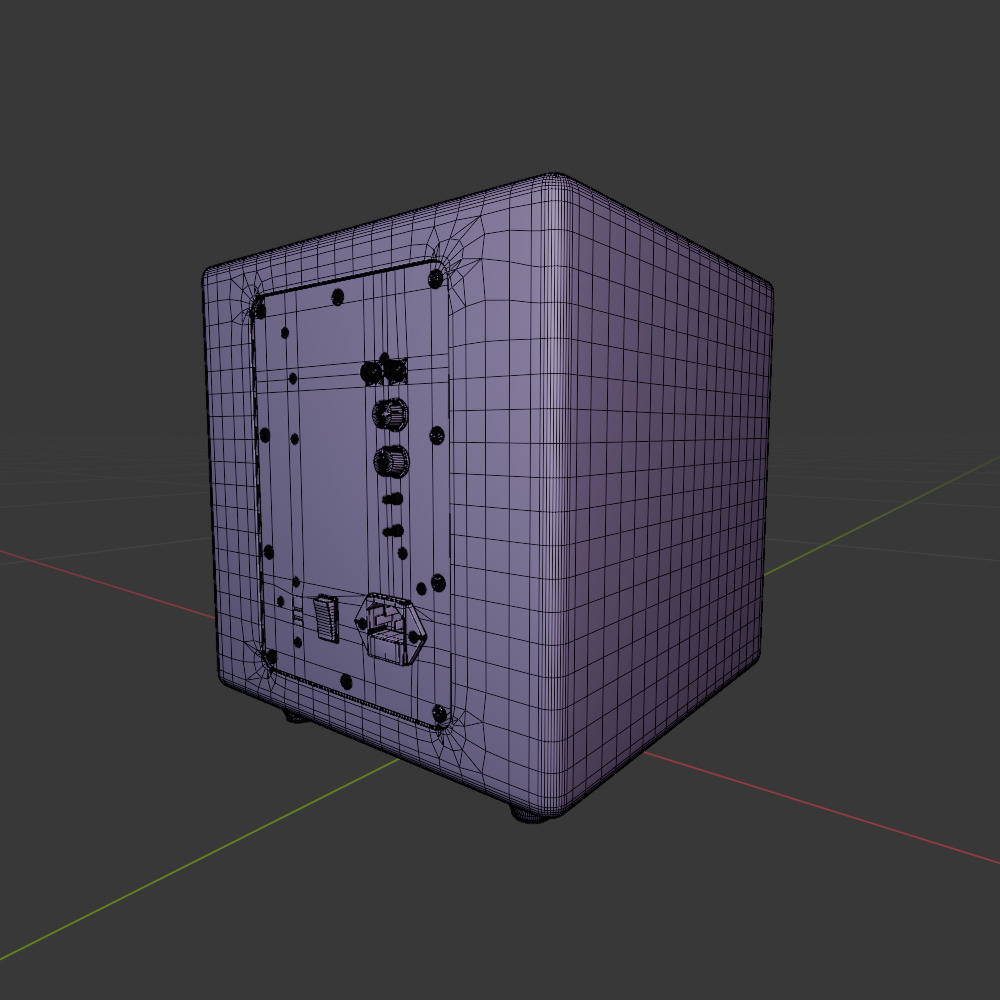 speeker 002 3D model_6