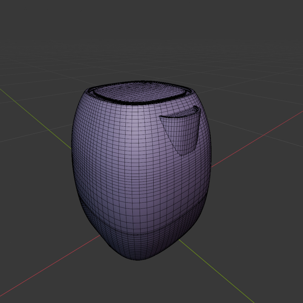 portable oven 3D model_4