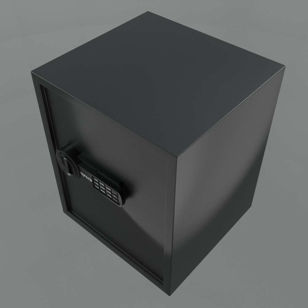 Locker 3D model_1