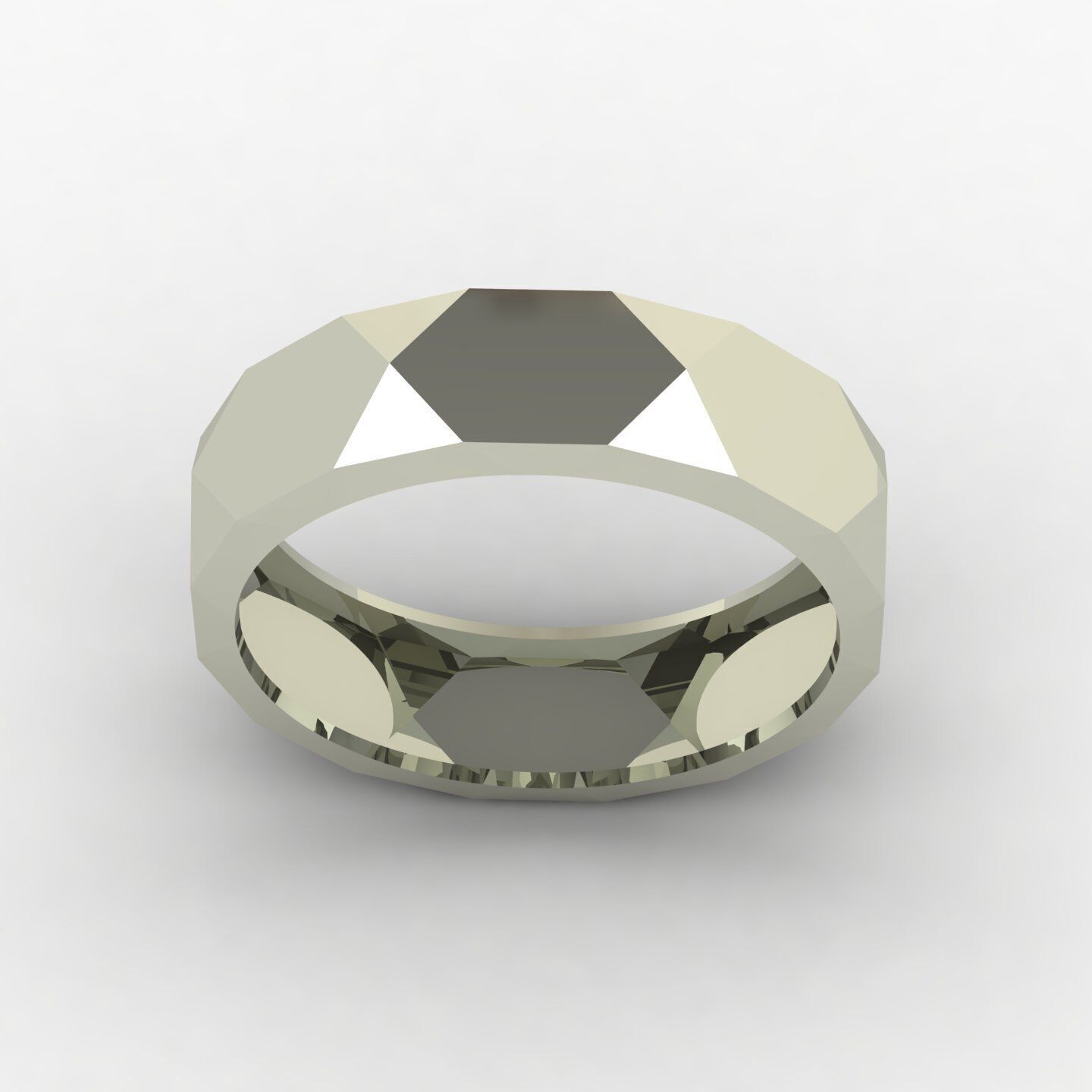Facet Ring 02 3D print model_7