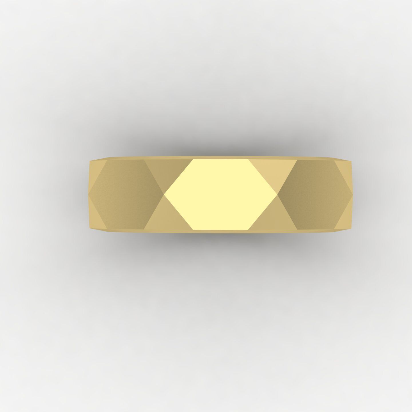 Facet Ring 02 3D print model_4