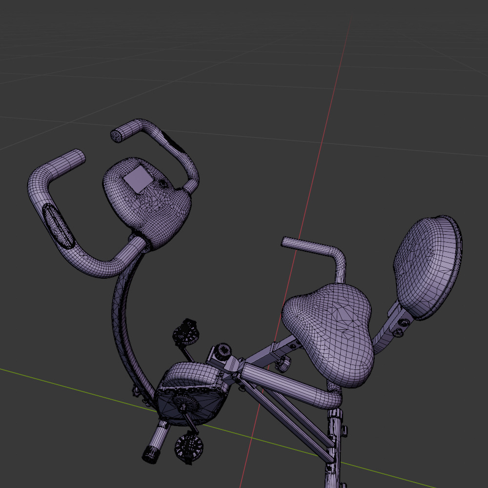 flywheel gym equipment 3D model_4