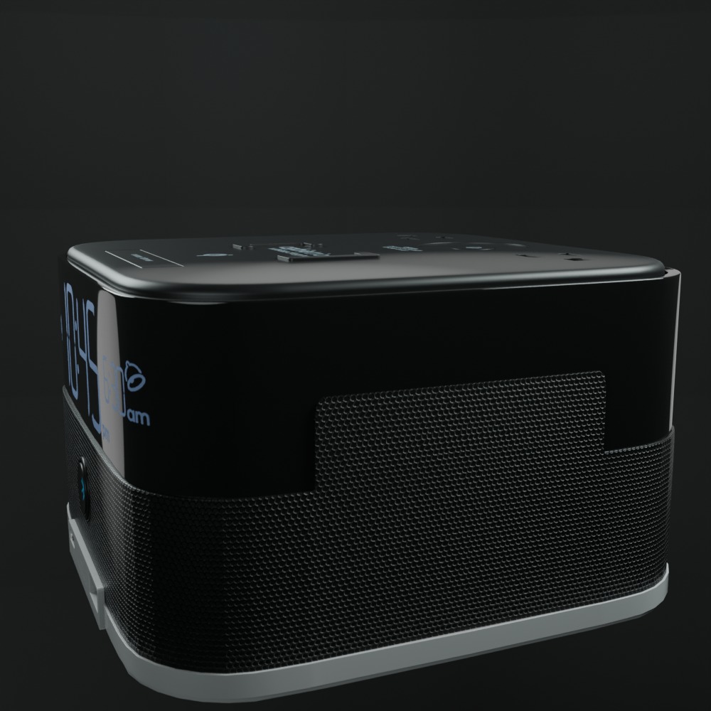 electronic charger 3D model_2