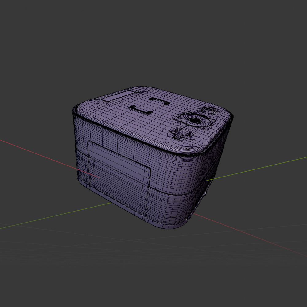 electronic charger 3D model_3