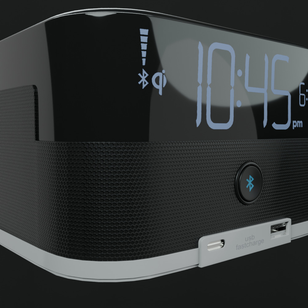 electronic charger 3D model_1