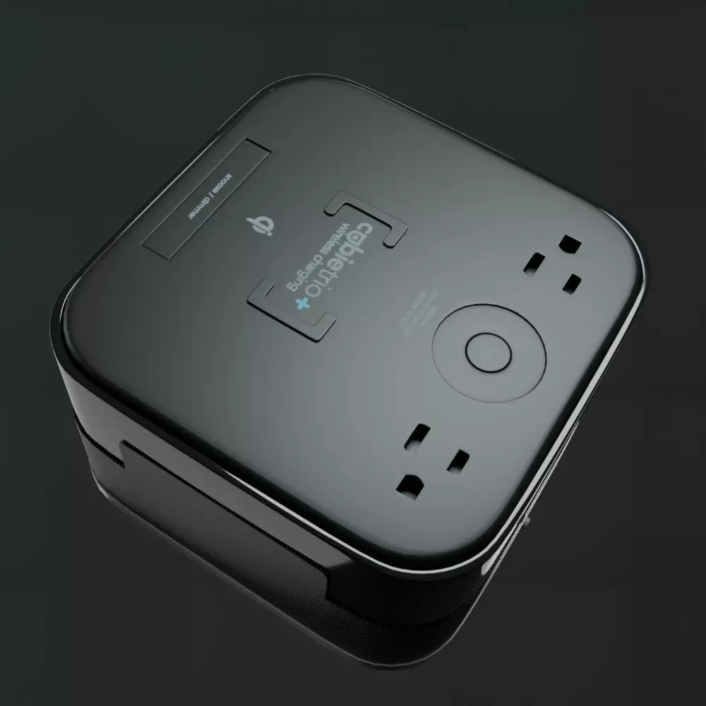 electronic charger 3D model_0