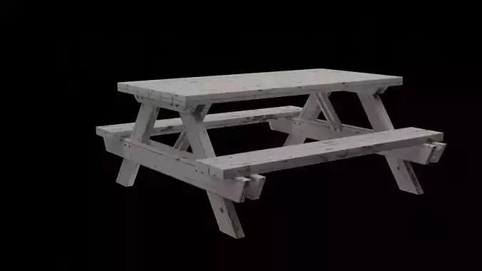 Outdoor Wooden Picnic Table