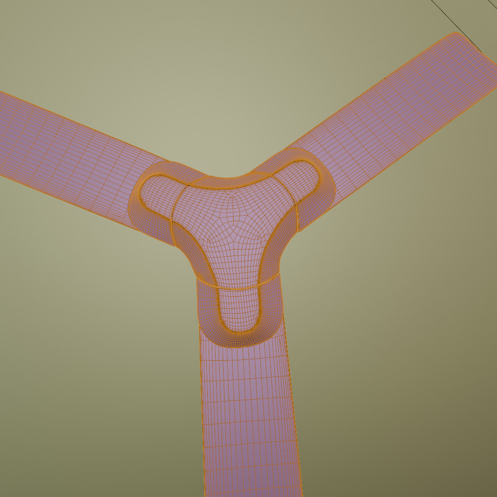 ceiling fan004 3D model_2