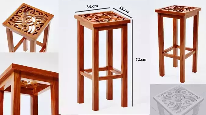Interior Furniture Stool 