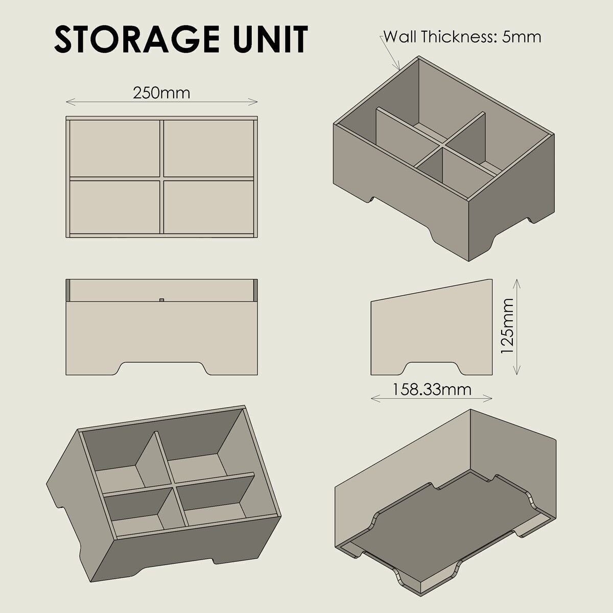 Storage Unit 3D print model_3