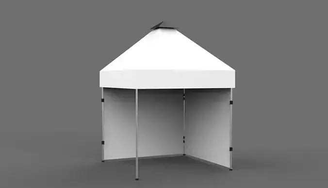 display tent 3D model