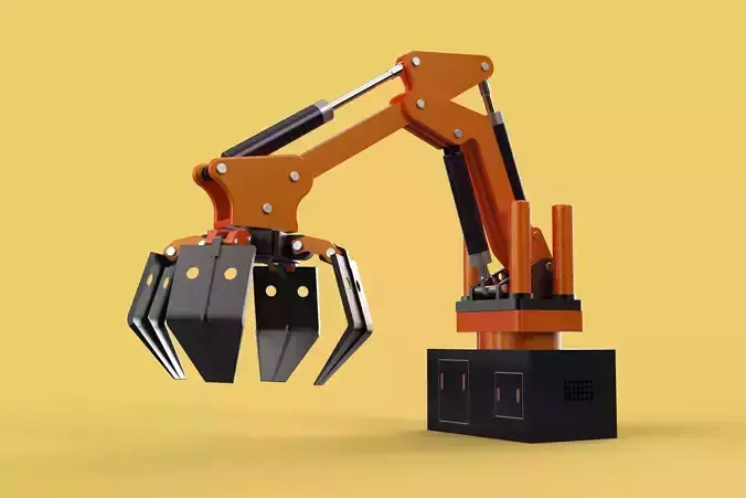 HYDRAULIC PALM OIL FRUIT LOADER GRAB CRANE LIFTING GRABBER JAWS