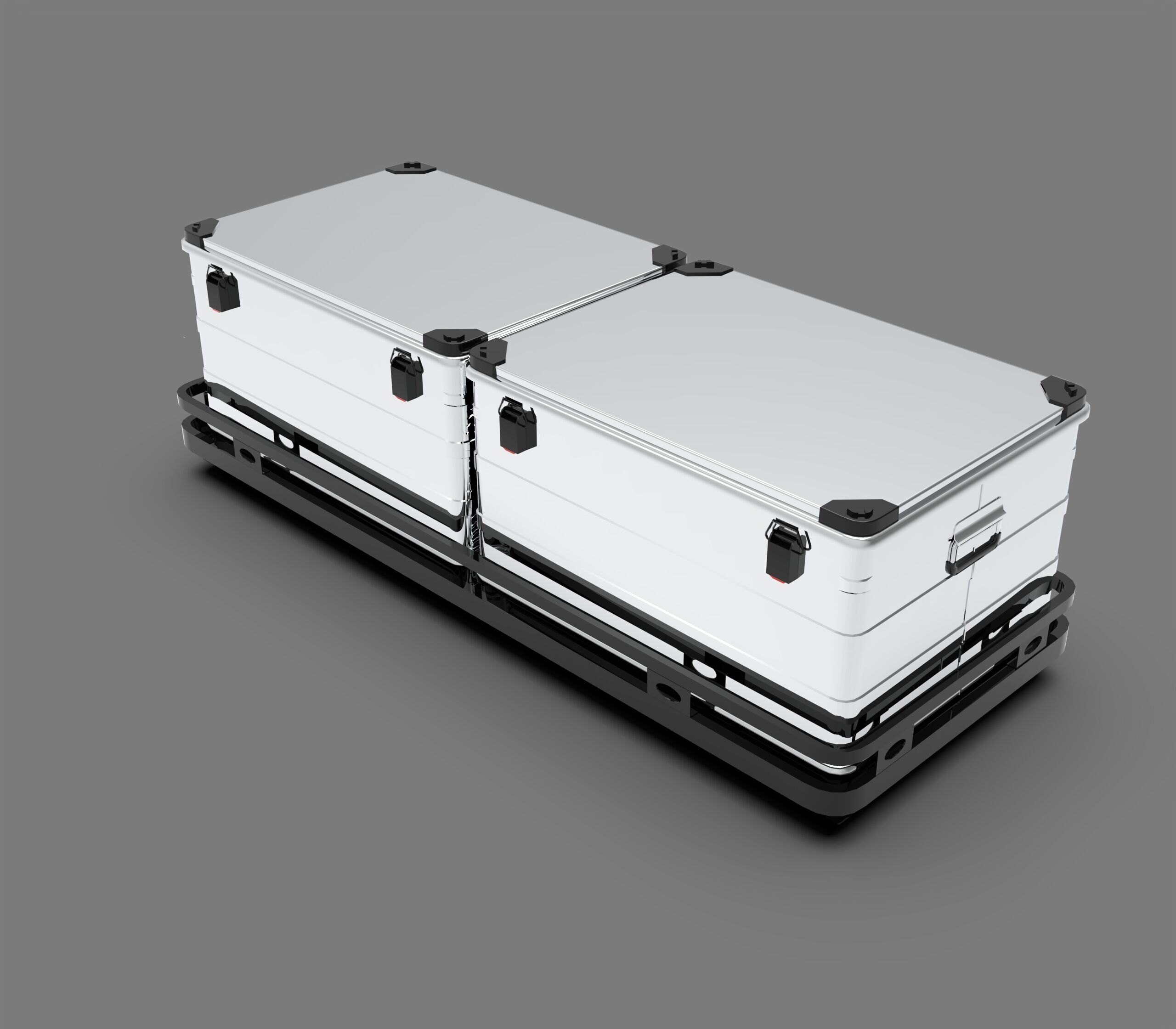 Generic Off-Road Storage Boxes Low-poly 3D model_2