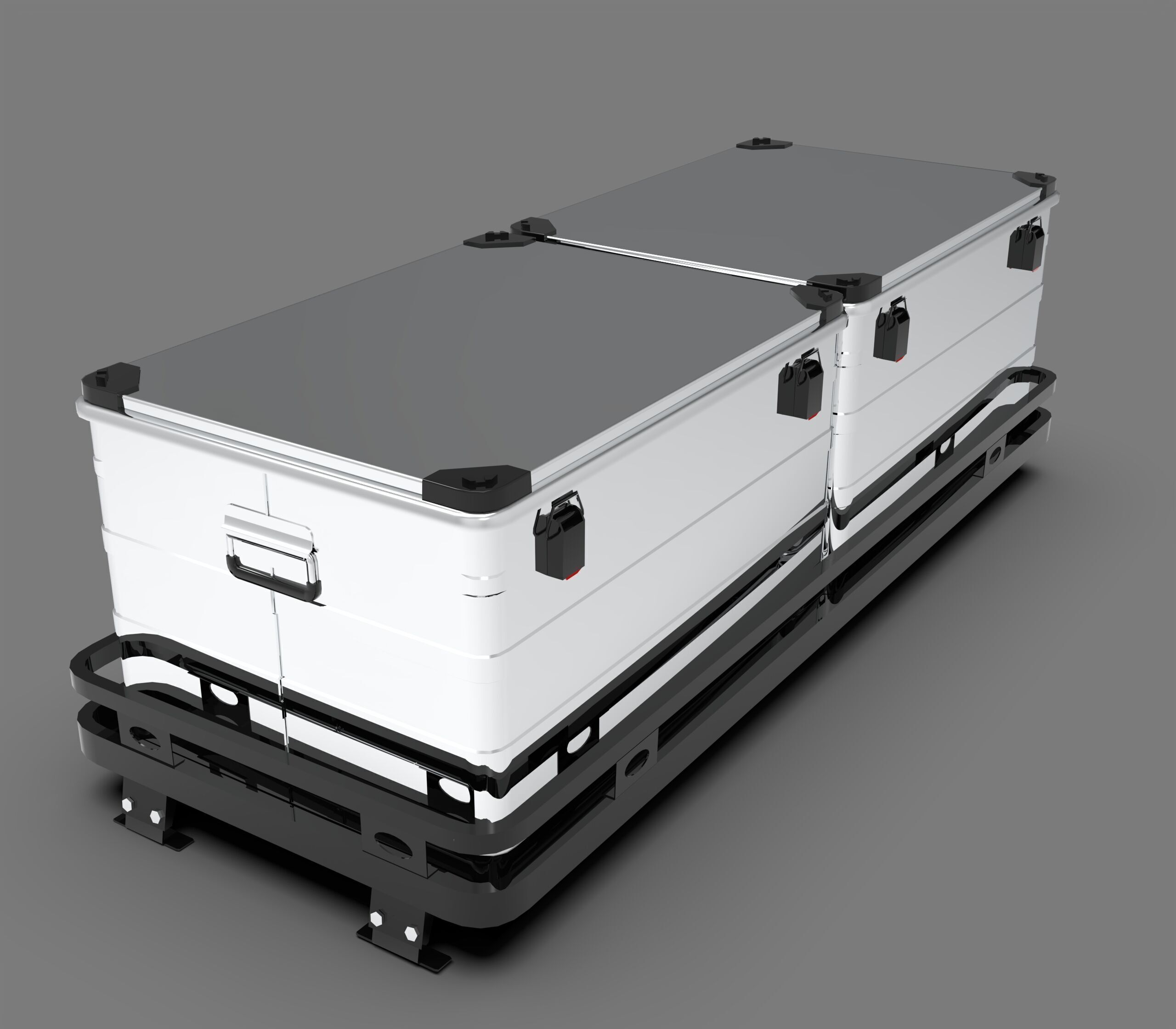 Generic Off-Road Storage Boxes Low-poly 3D model_5