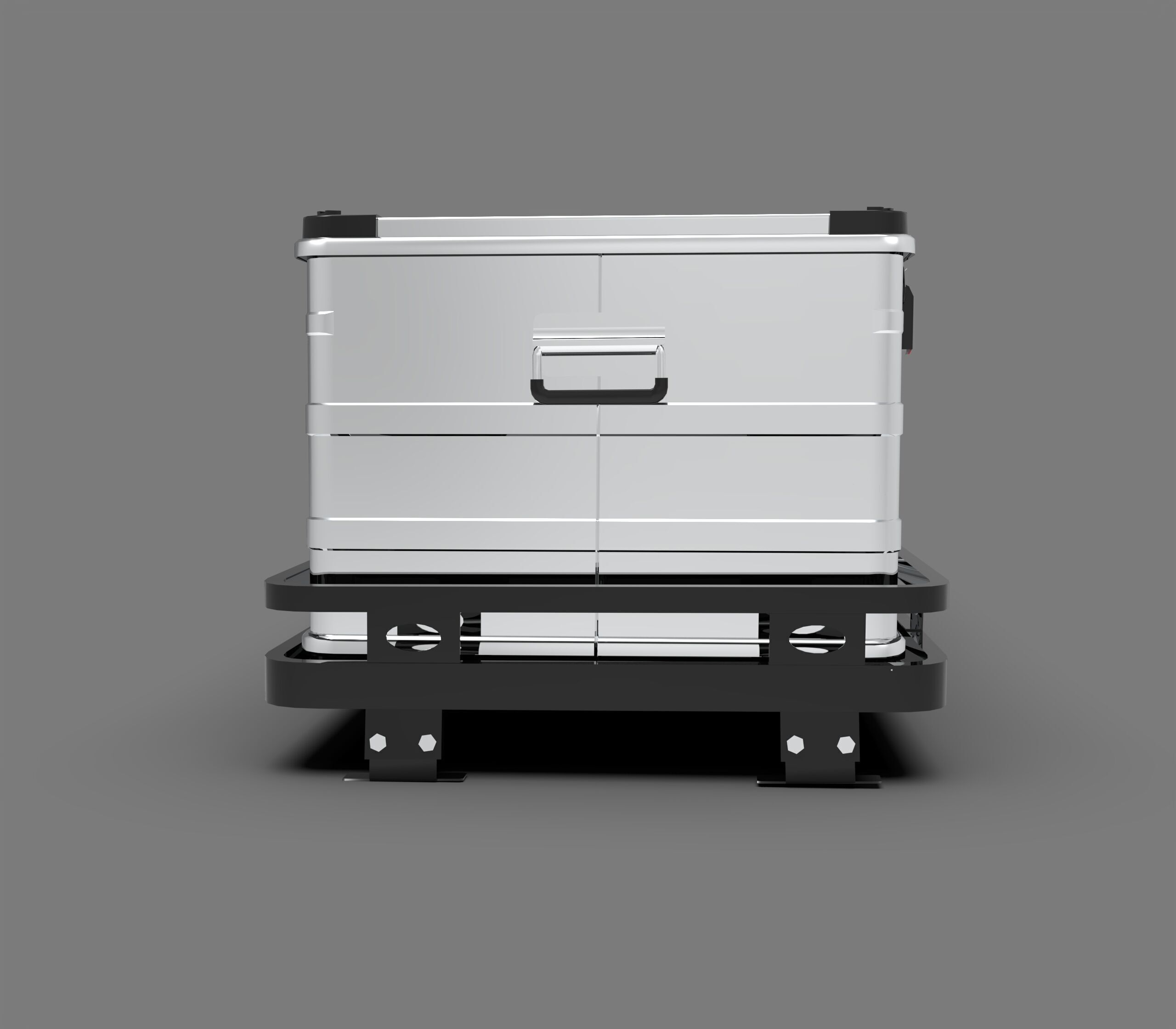 Generic Off-Road Storage Boxes Low-poly 3D model_4