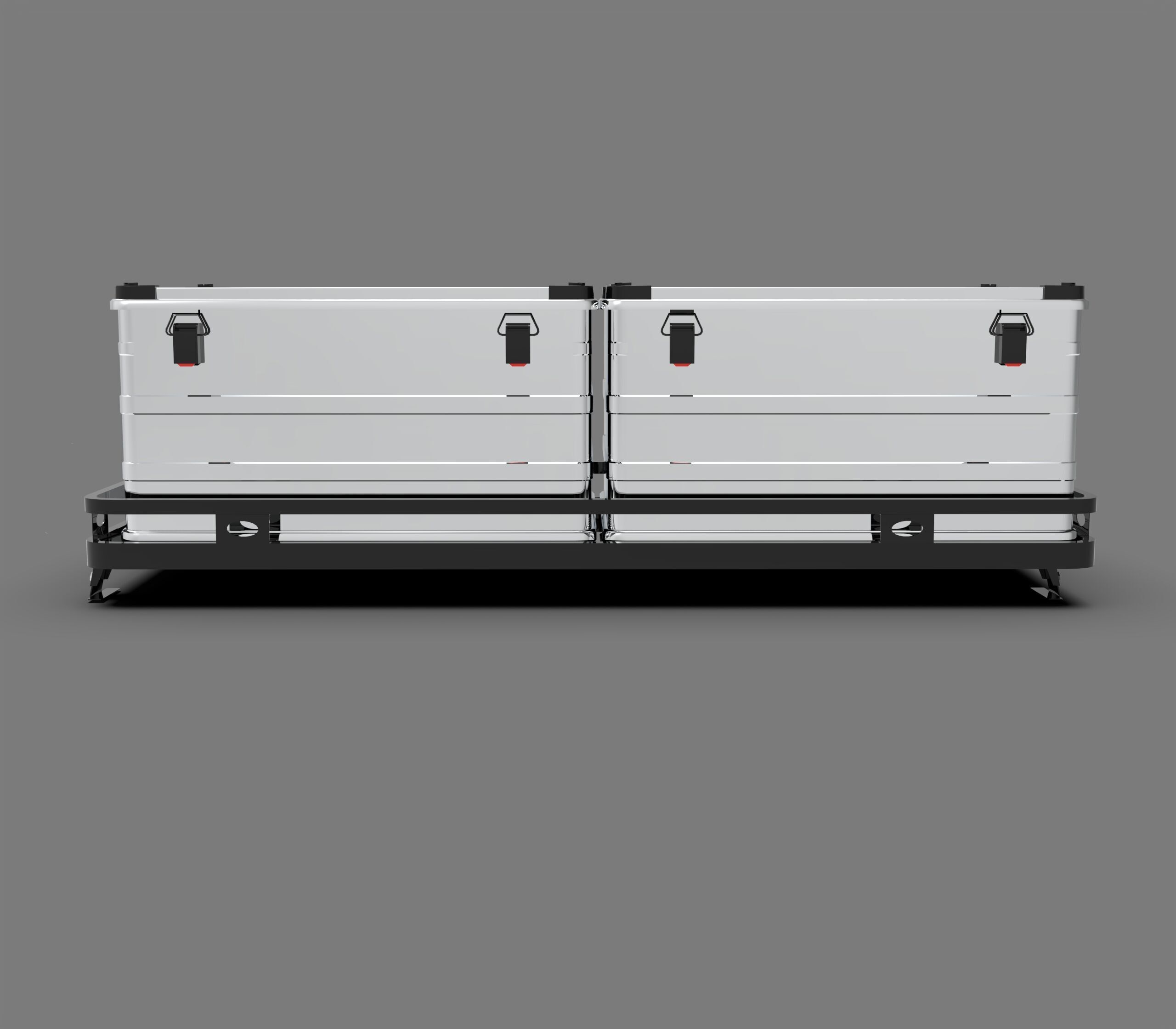 Generic Off-Road Storage Boxes Low-poly 3D model_1