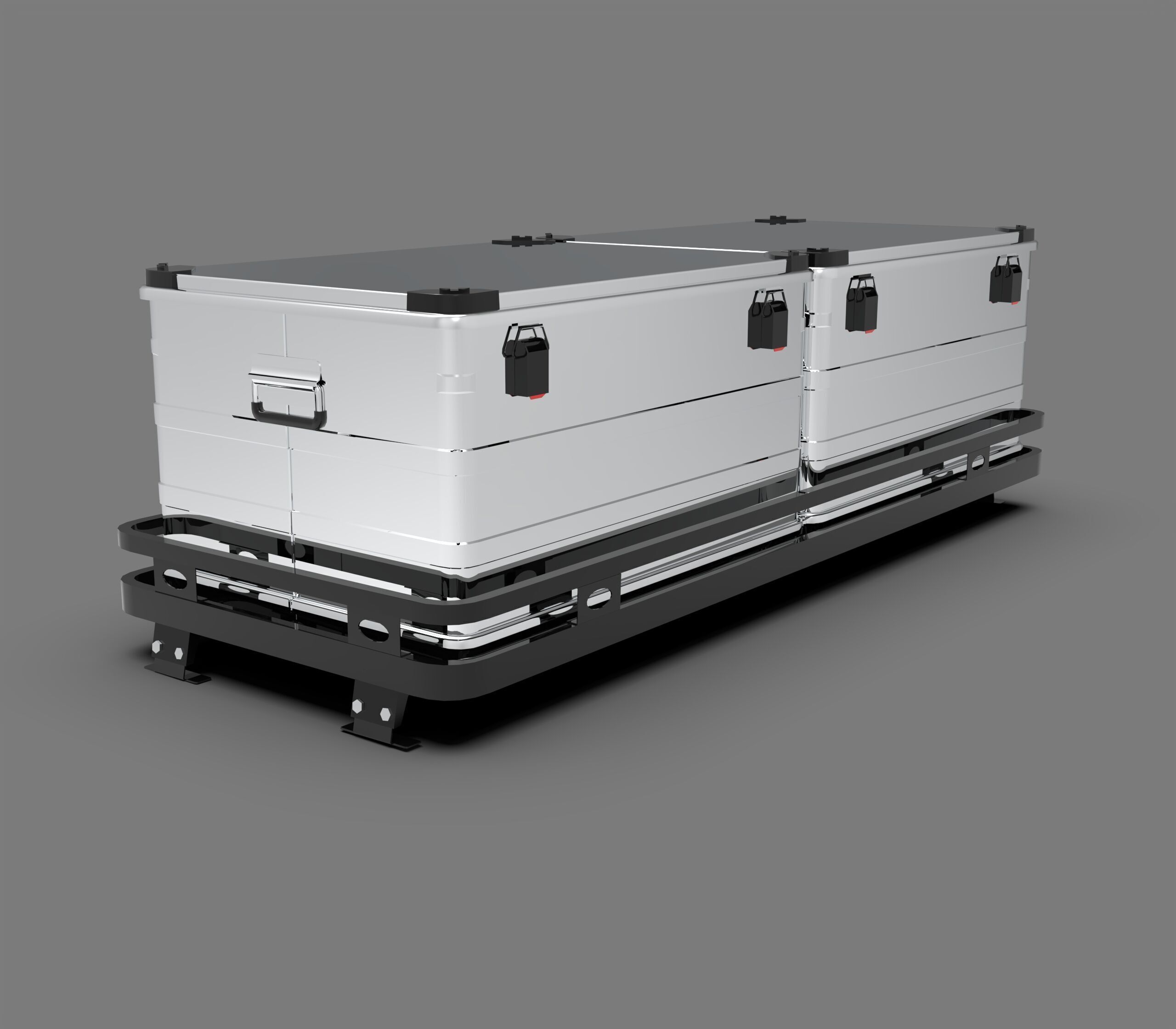 Generic Off-Road Storage Boxes Low-poly 3D model_6