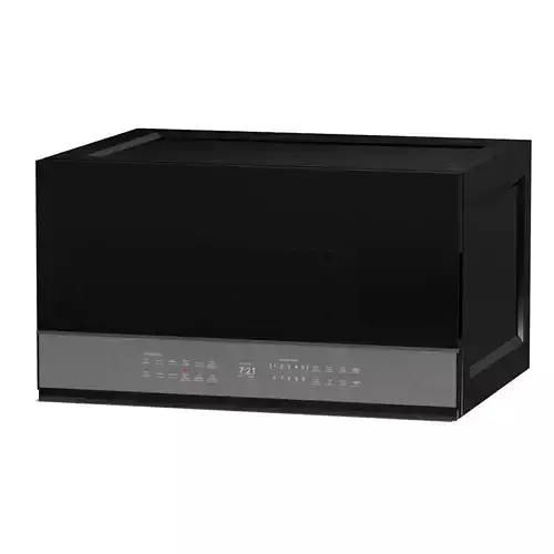 Cafe Smart Over Range Microwave Oven Platinum Glass