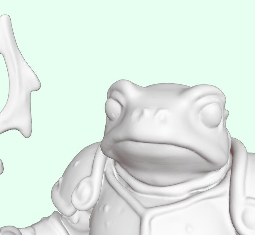 Tideguard Sentinel Frog Warrior of the Tidewalkers 3D print model_16