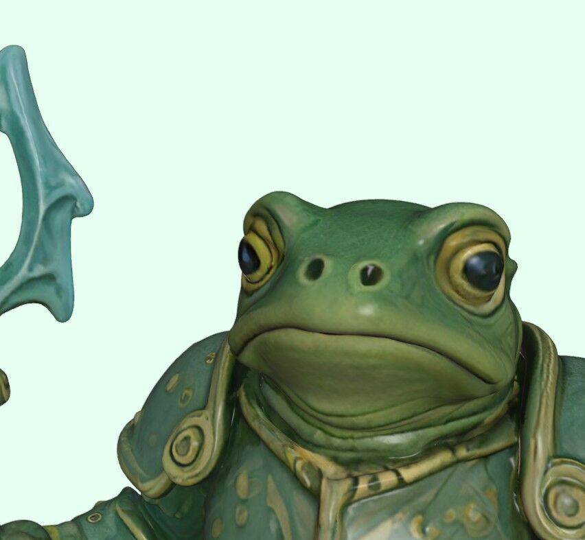 Tideguard Sentinel Frog Warrior of the Tidewalkers 3D print model_15