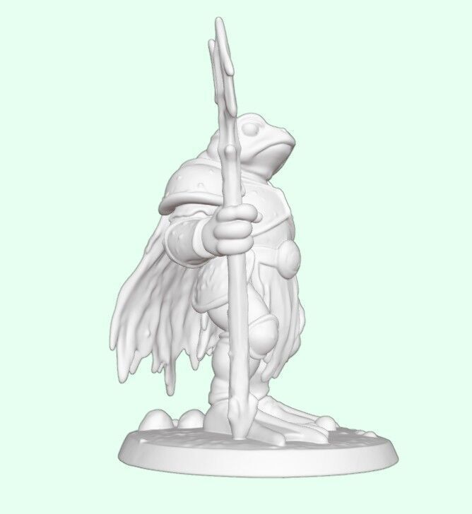 Tideguard Sentinel Frog Warrior of the Tidewalkers 3D print model_6