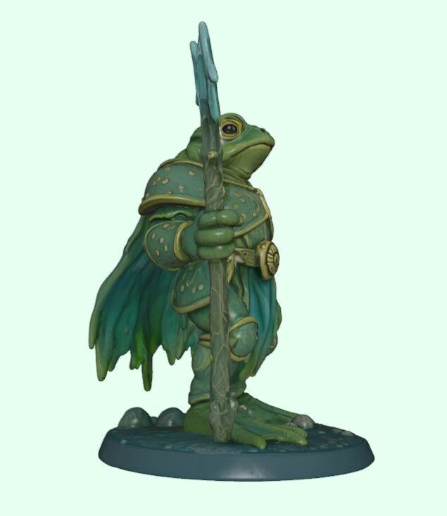 Tideguard Sentinel Frog Warrior of the Tidewalkers 3D print model_5