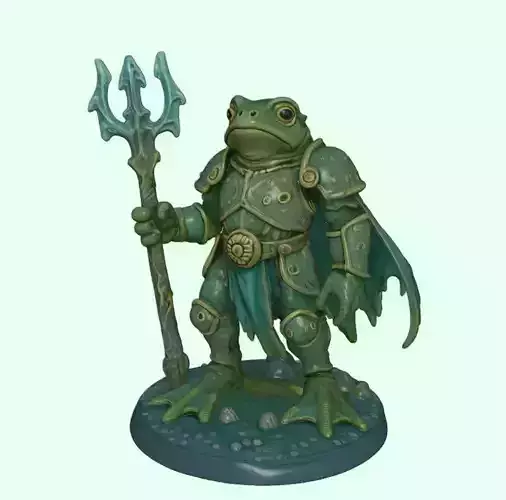 Tideguard Sentinel Frog Warrior of the Tidewalkers